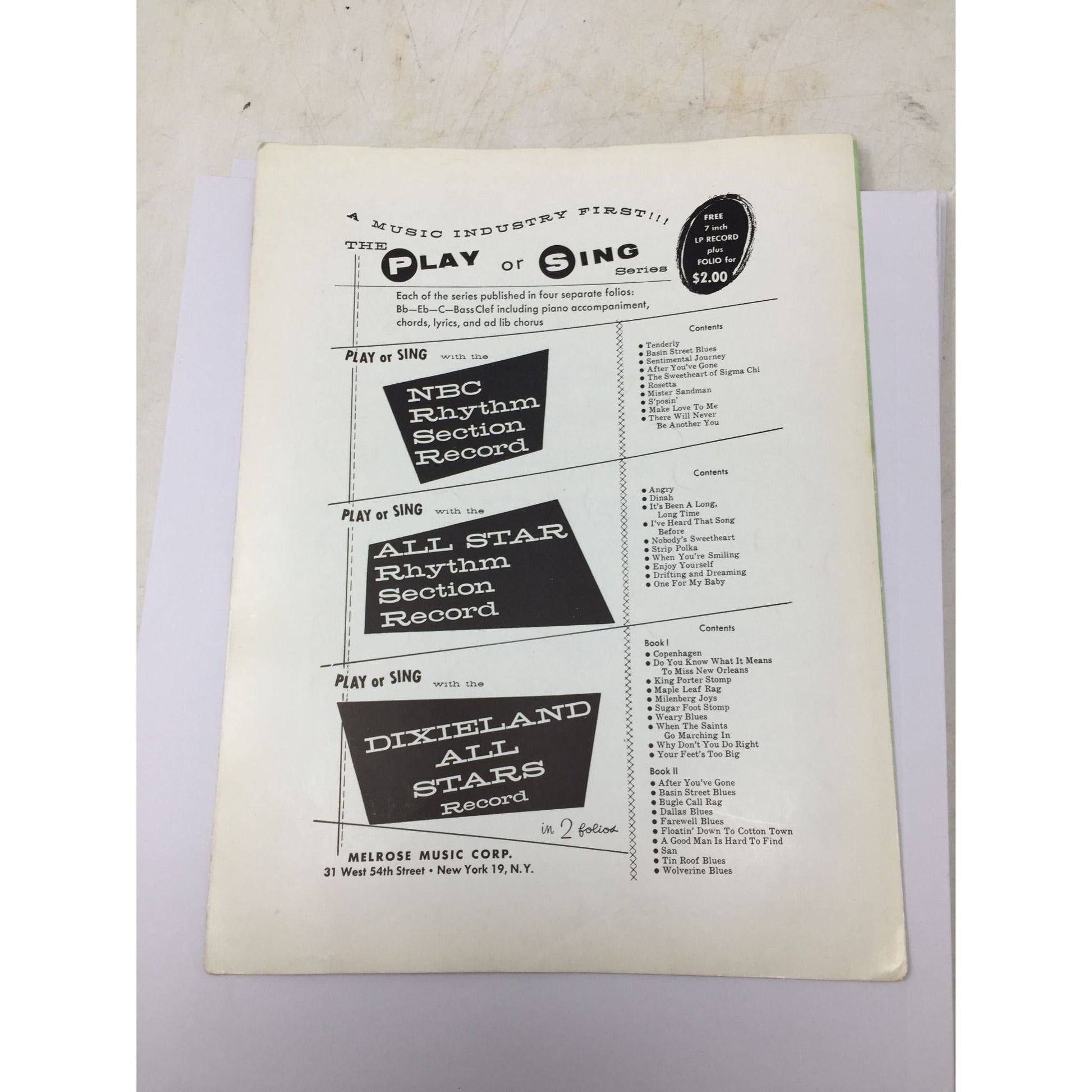 1946 Edwin H. Morris & Company sheet music publication for "The Christmas Song" A+ Stuff  A+ Stuff SHEET MUSIC