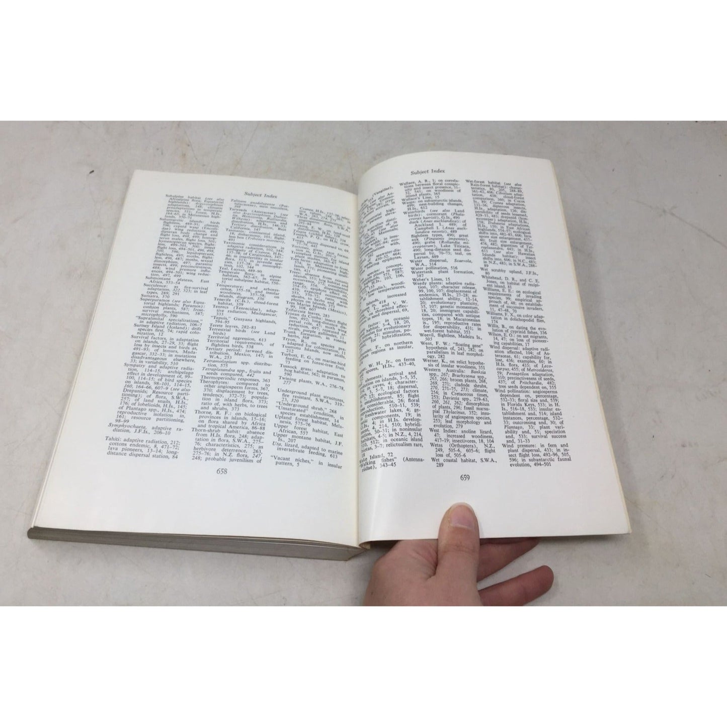 collectible book titled Island Biology by Sherwin Carlquist unbranded  A+ Stuff Books