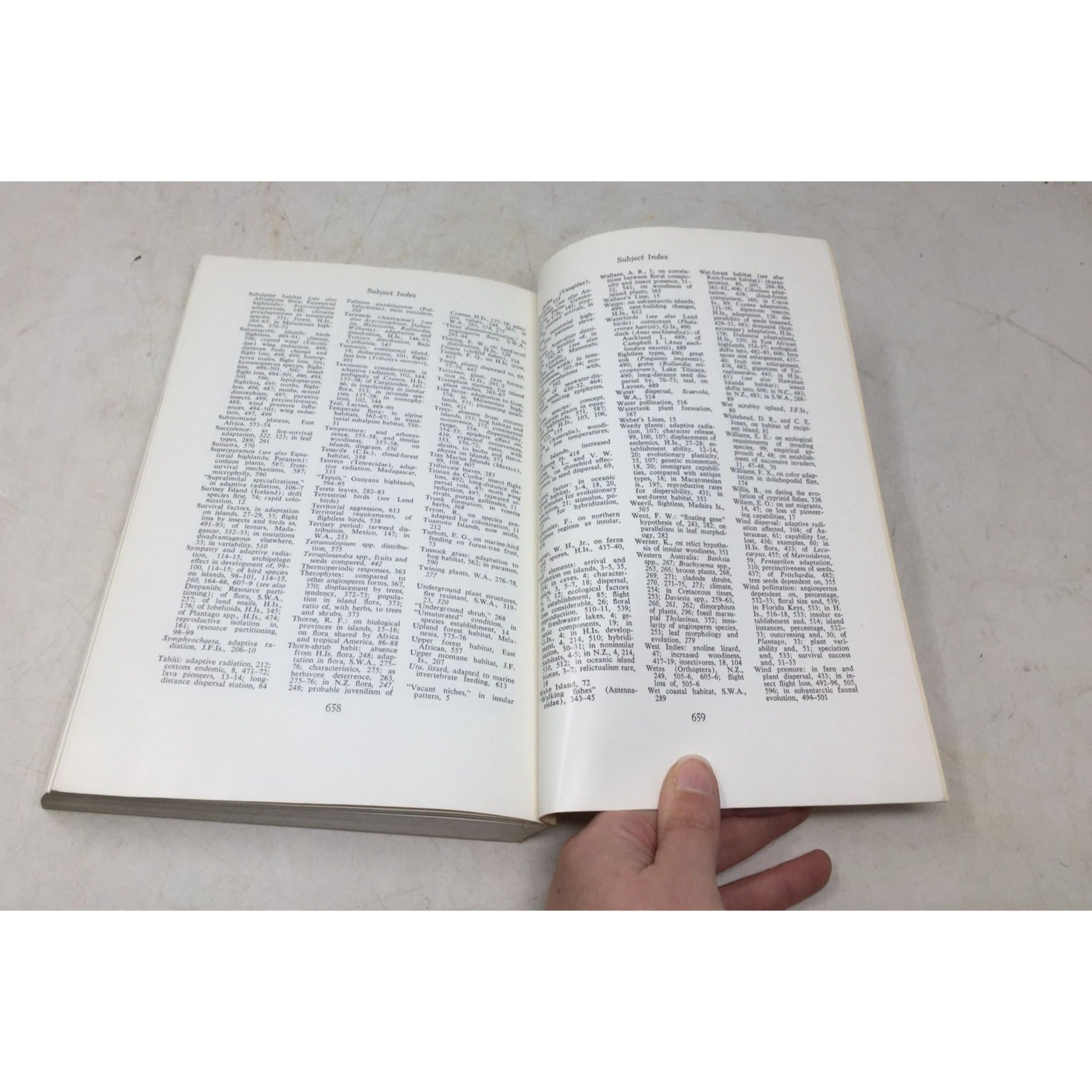 collectible book titled Island Biology by Sherwin Carlquist unbranded  A+ Stuff Books