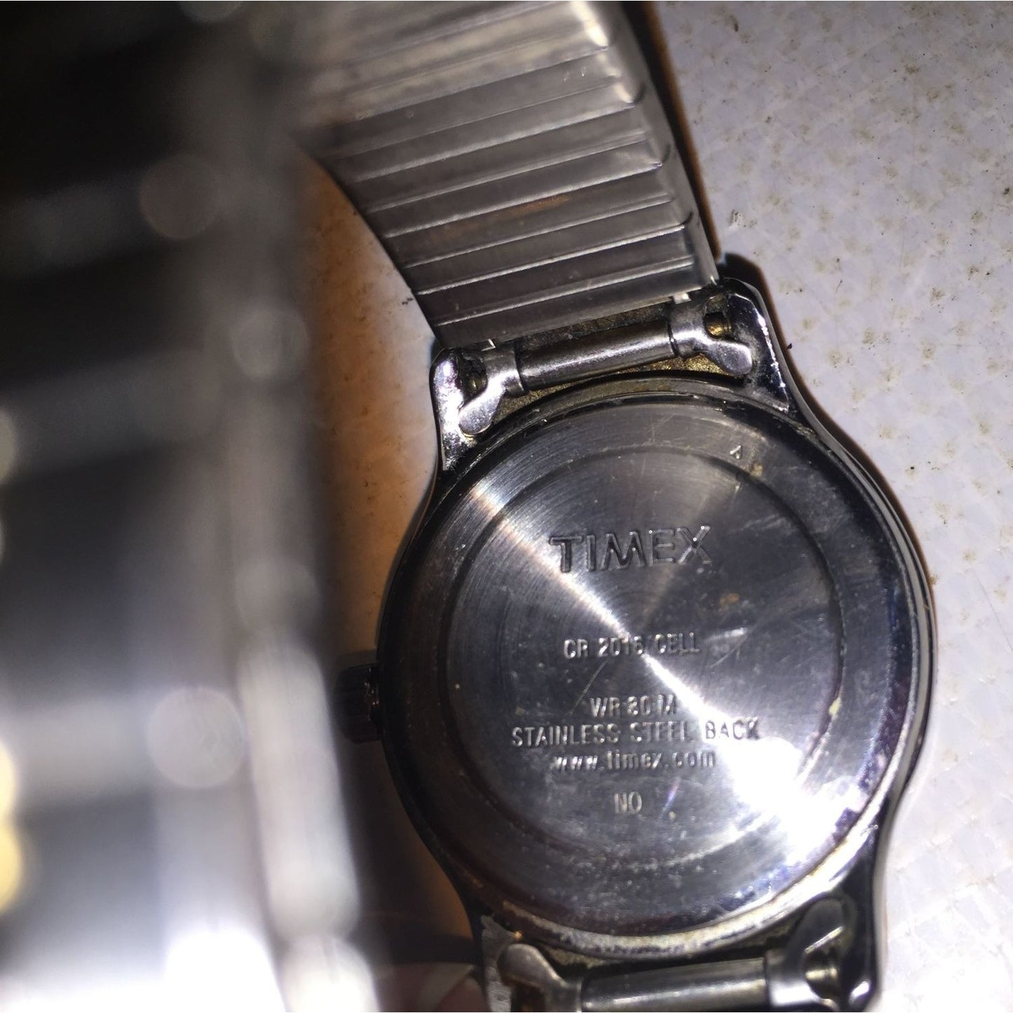 Vintage Silver Toned TIMEX Watch- Untested/Unsure if this Works