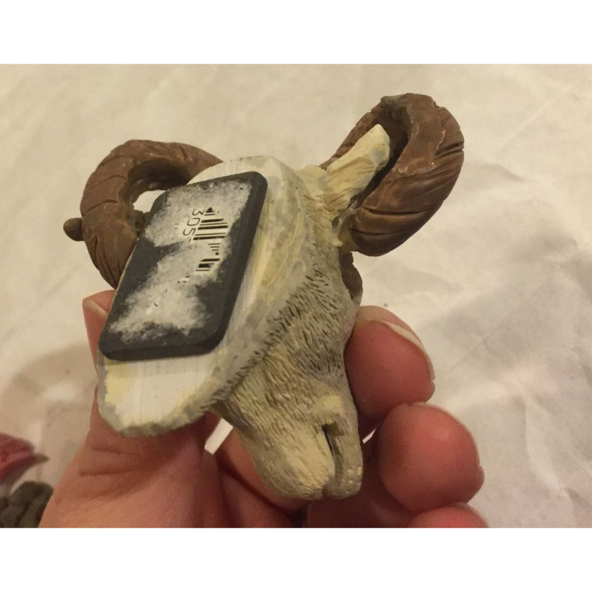 Vintage Ram Animal Head Refrigerator Magnet