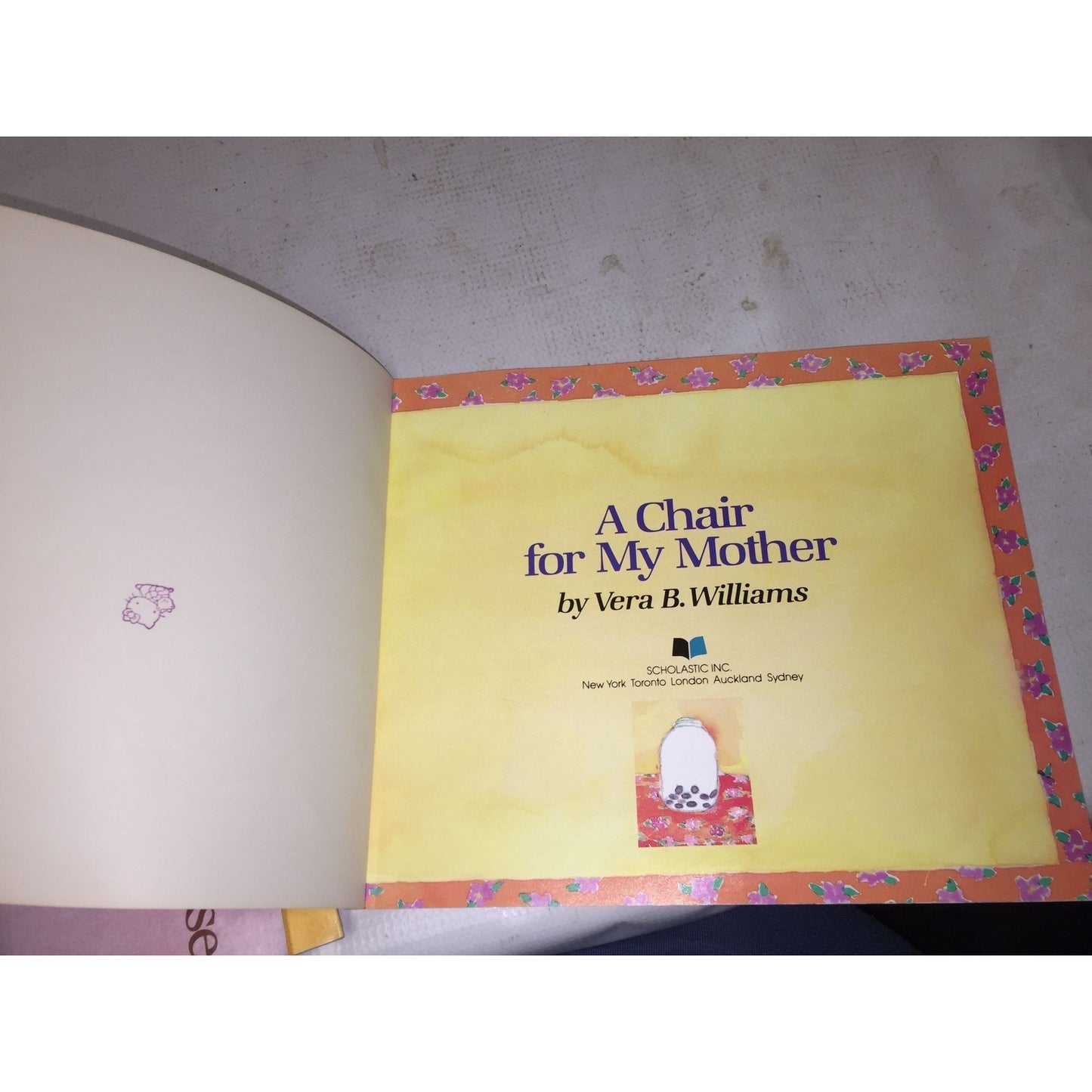 A Chair For My Mother By Vera B. Williams Book