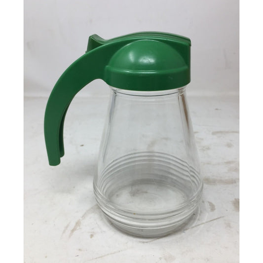 Vintage Ribbed Glass Syrup Dispenser Federal Tool Corp