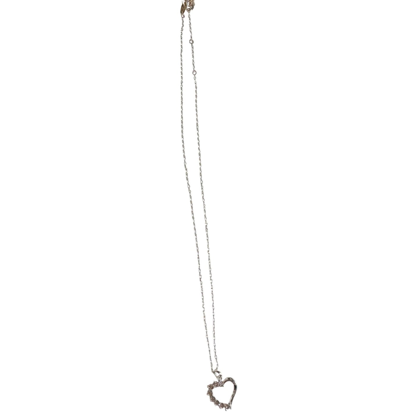 Beautiful Heart Necklace - Illusion Set Diamond Accent