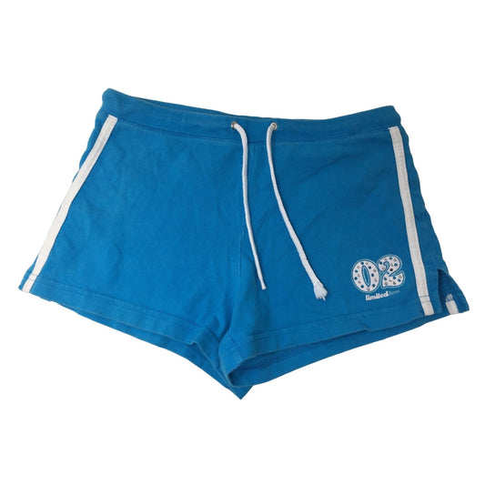 Limited Too Girls Size 10 Blue & White Shorts with Numbers 02 On the Side of Them