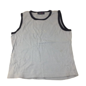 Girls Limited Too Blue Tank Top Shirt w/ Stars on it (No Size but Measurements Provided)