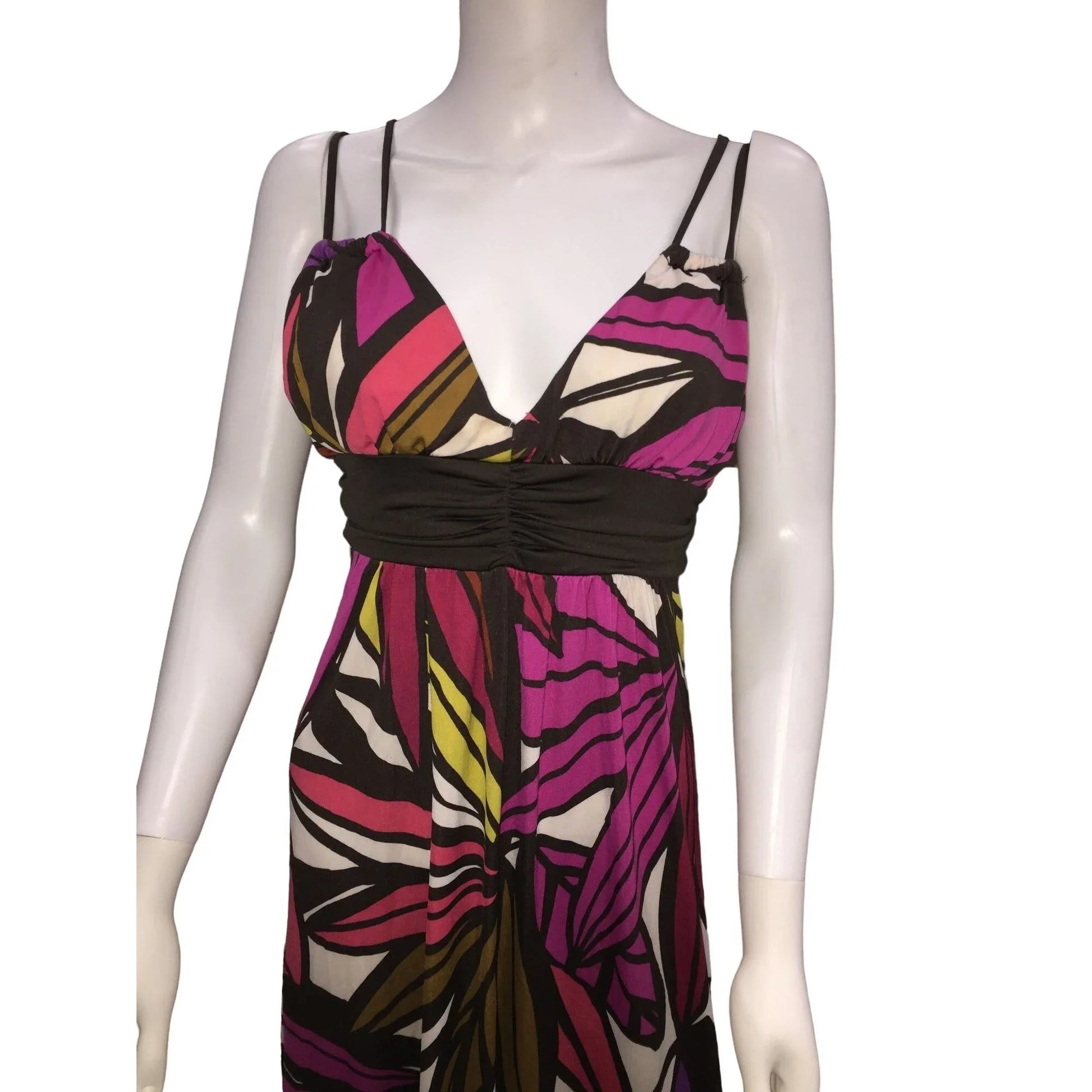 Sequin Hearts Dress Women's Medium- Dress with Spaghetti Straps/ Colorful Pattern sequin hearts  A+ Stuff