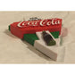 Vintage 90s Arrow Shaped Ice Cold Drink Coca Cola Magnet