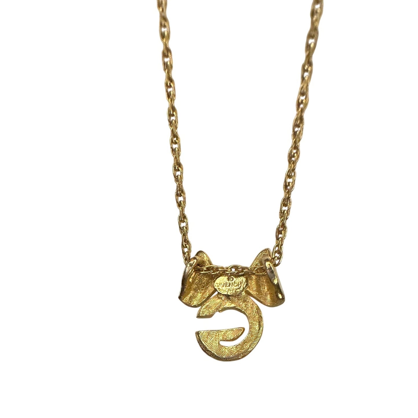 Givenchy G with Big Bow Gold Plated Necklace Givenchy  A+ Stuff Pendant with nicklace