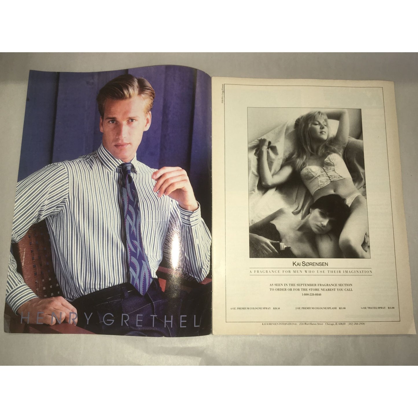 Vintage 1989 MGF Men's Guide To Fashion And Entertainment Magazine