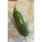 Green Sparkly Pickle Christmas Tree Ornament