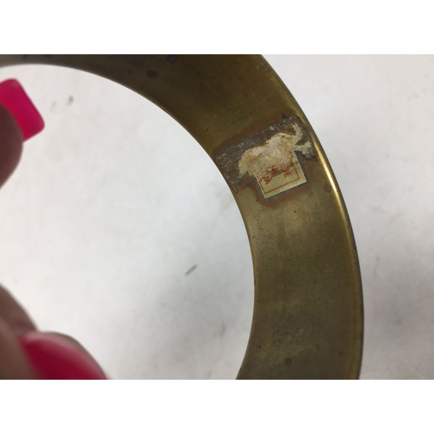 Women's Gold Tone Mid Century Copper/Brass Bangle/Bracelet