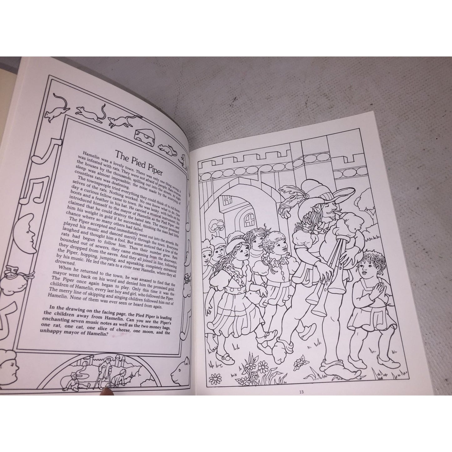 Fairy Tale Hidden Picture Coloring Book by Anna Pomaska Dover Coloring Book