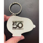 Vintage Wendy's Fast Food Toy- Peanuts Snoopy 50th Anniversary Celebration Keychain