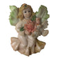 Set of 3 Magnets- Blonde Haired, Blue Eyed Angels Wearing Dresses holding Flower bouquet