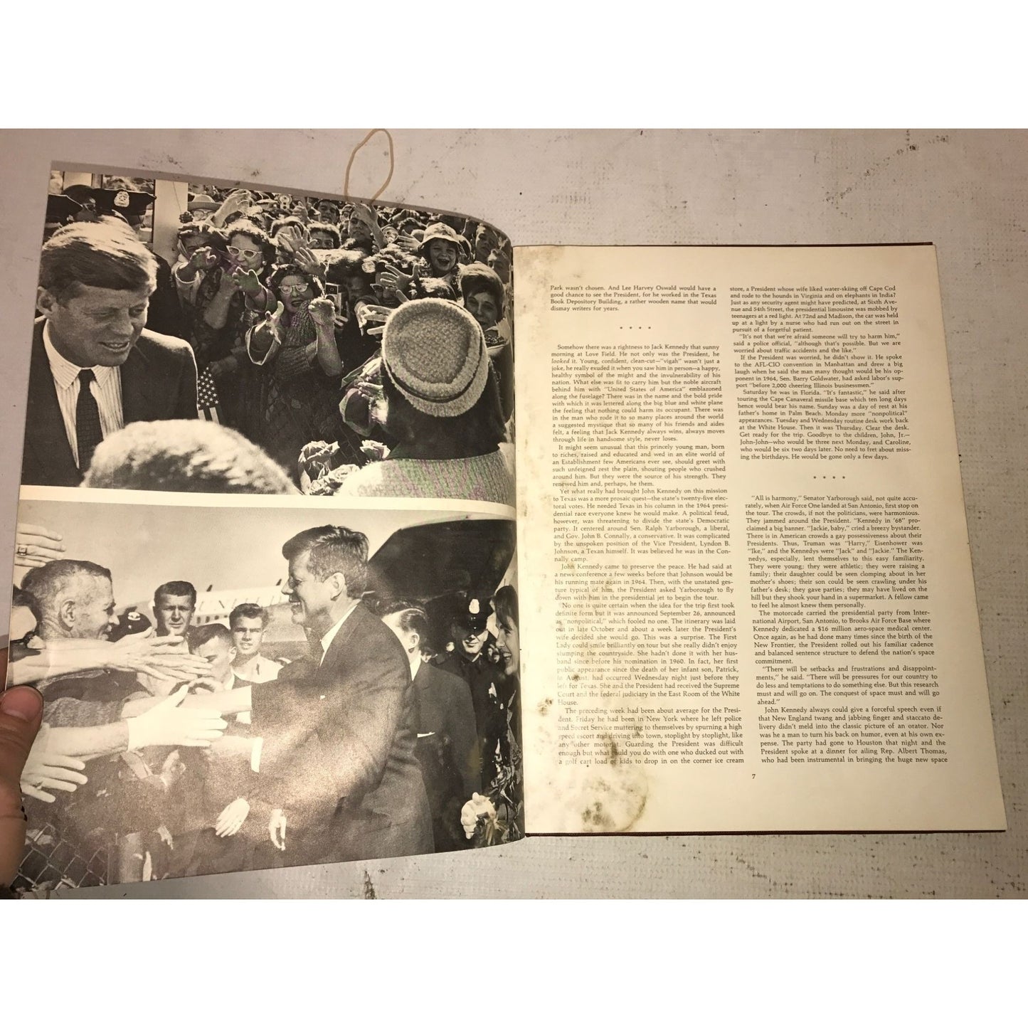 The Torch is Passed... The Associated Press Story of The Death of A President Vintage Book