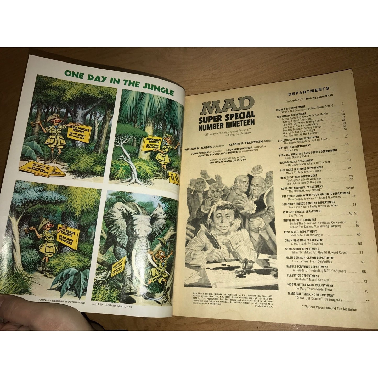 Vintage MAD Magazine Super Special Edition Number 19