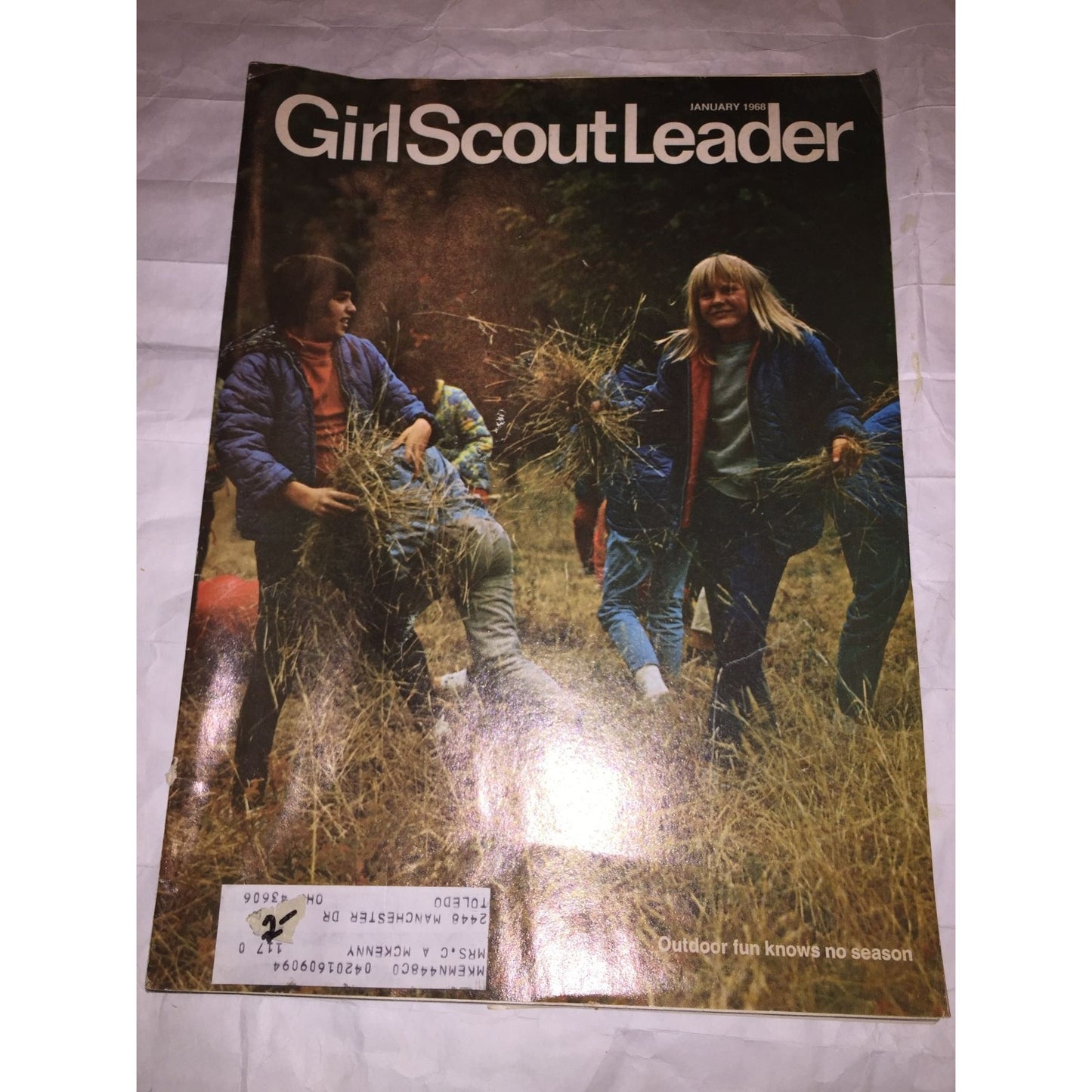 Vintage Girl Scout Leader Magazines (5)- Jan (1968), June, Oct, Nov, Dec (1967)