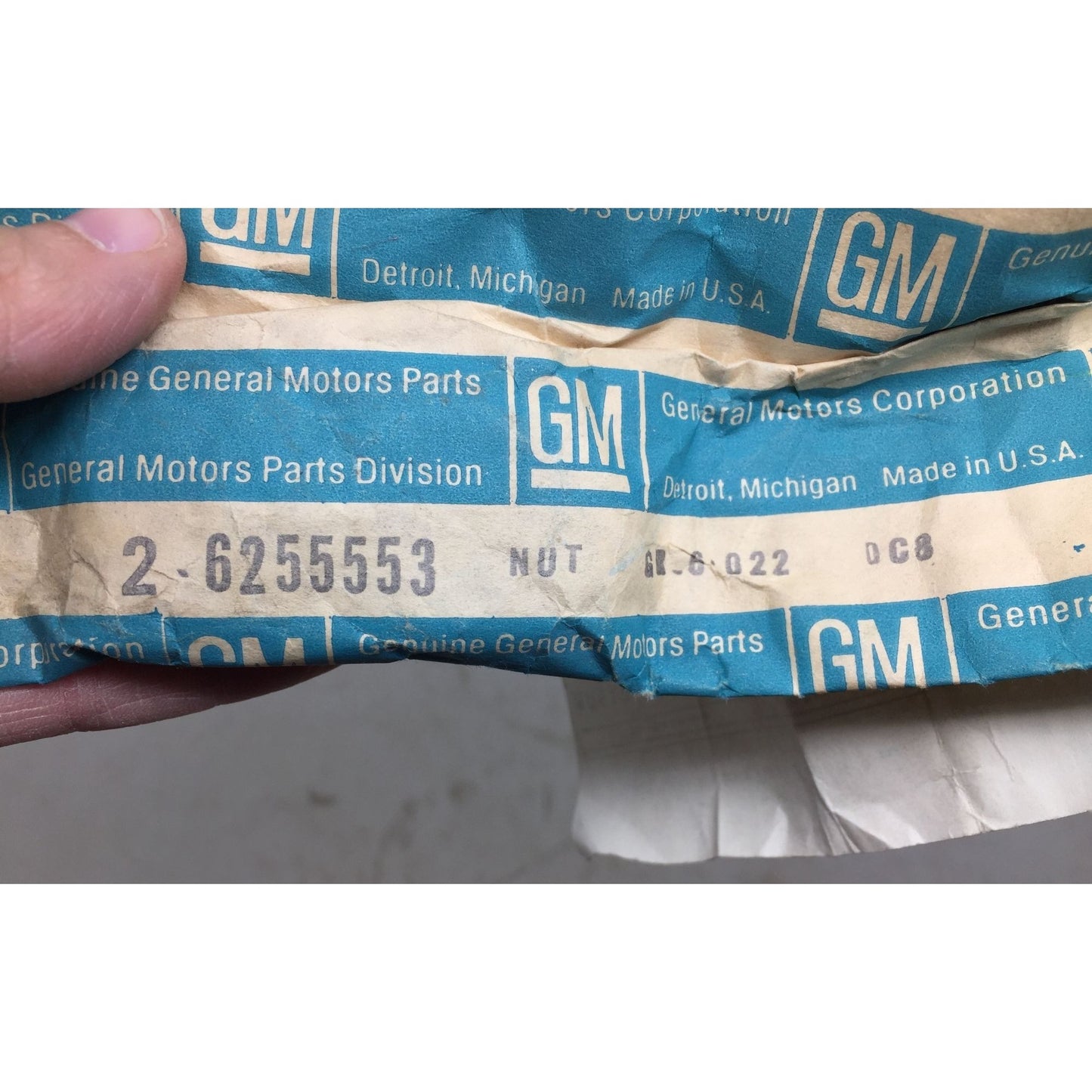 GM General Motors Part #6255553 New old Stock (NUT)