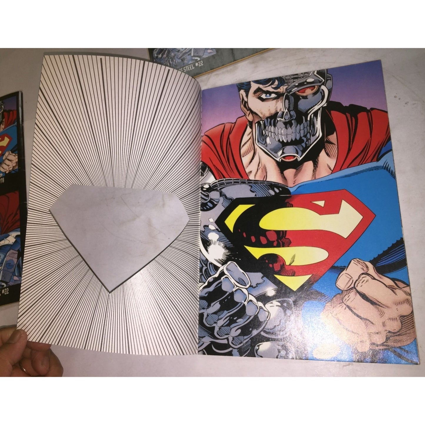 Vintage 1993 Reign of the Supermen - set of 4 comics