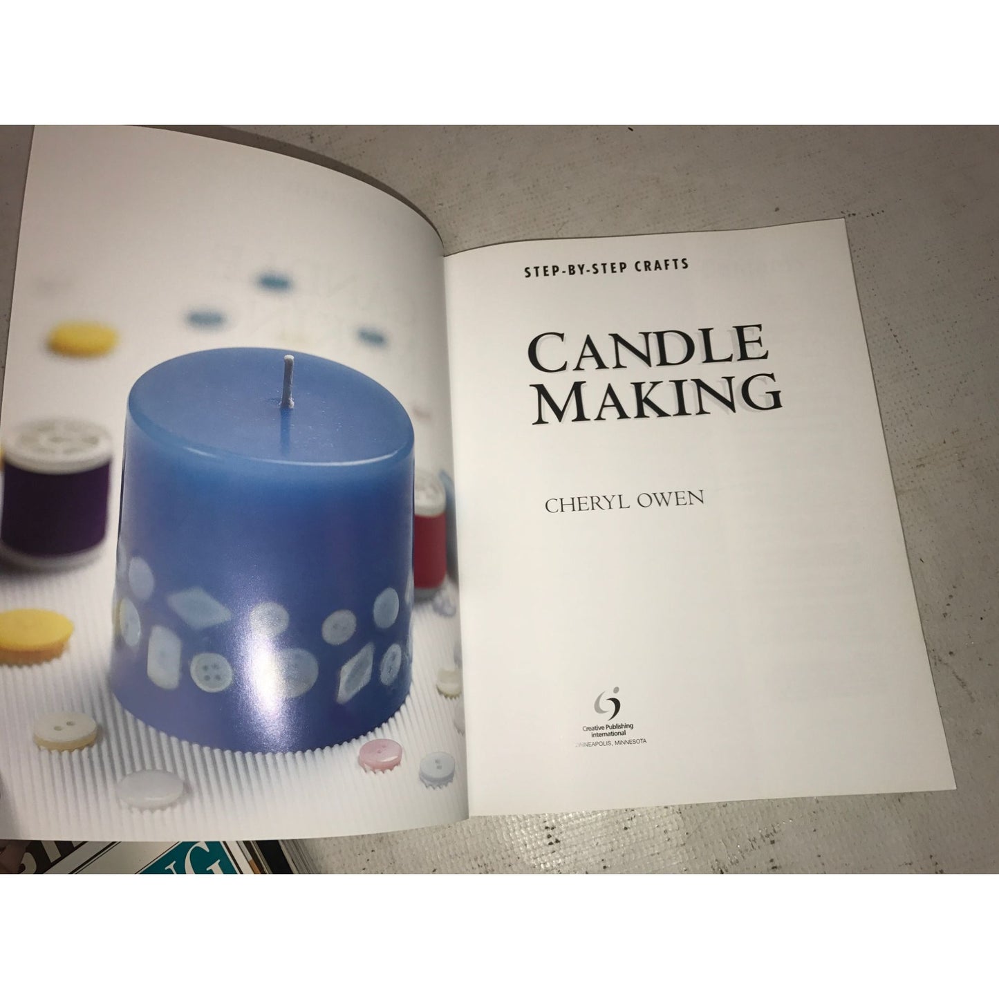 Step by Step Crafts Candle Making by Cheryl Owen Book