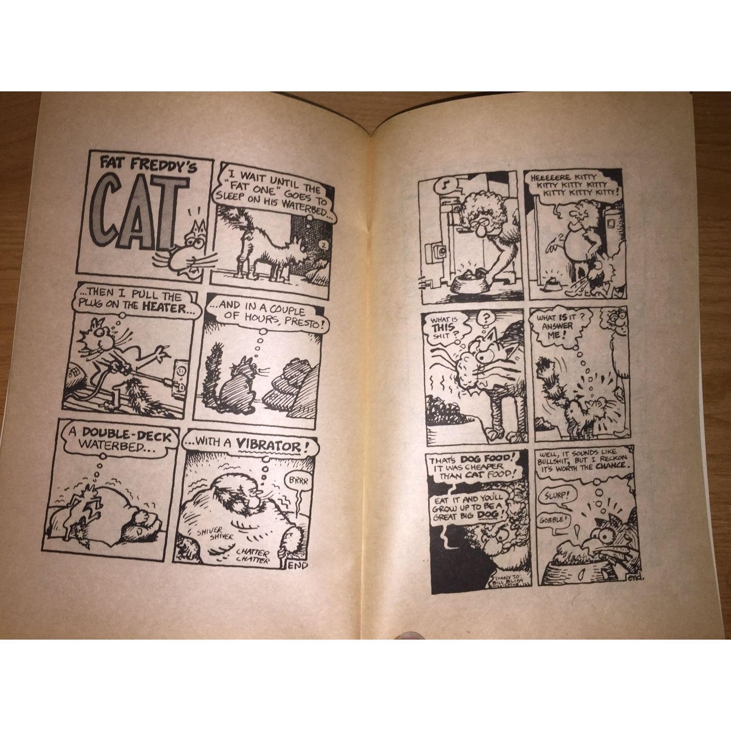 FAT FREDDY’S CAT #1 Vintage Comic book by Gilbert Shelton