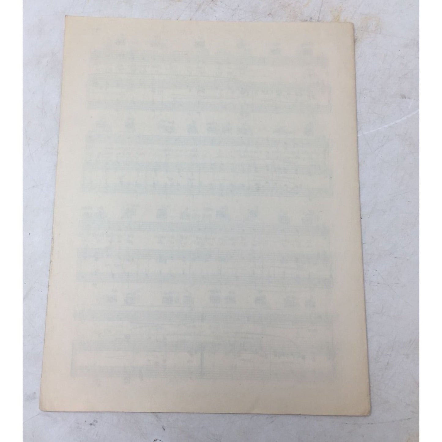 Vintage Sheet Music Piece for the Song "Time Was (Duerme)" unbranded  A+ Stuff Sheet Music