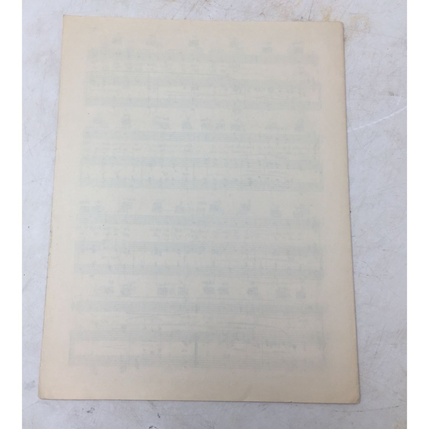 Vintage Sheet Music Piece for the Song "Time Was (Duerme)" unbranded  A+ Stuff Sheet Music