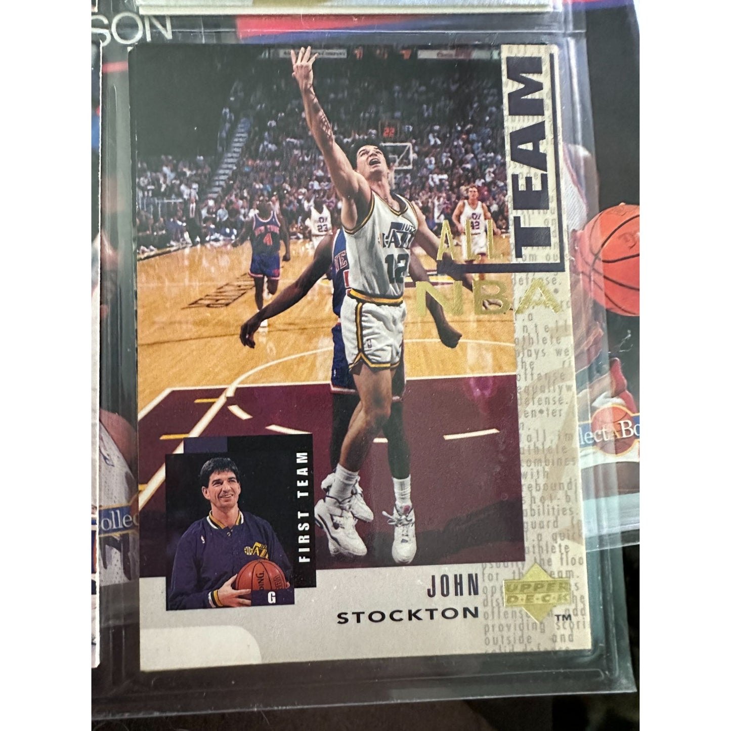 1994-95 Upper Deck NBA Basketball Cards Lot Featuring Jo Jo English Kenny Smith Terry Porter & Tony Massenburg