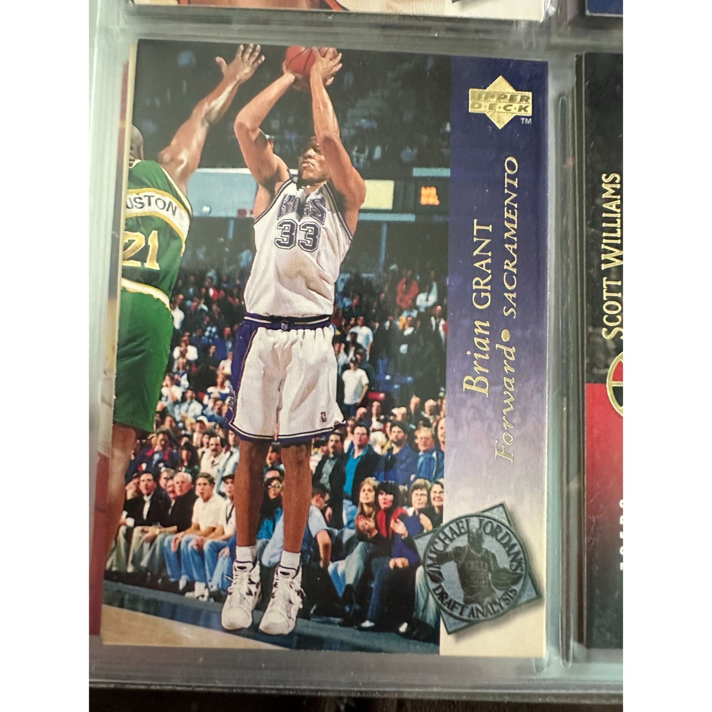 1994-95 Upper Deck NBA Basketball Cards Lot Featuring Jo Jo English Kenny Smith Terry Porter & Tony Massenburg