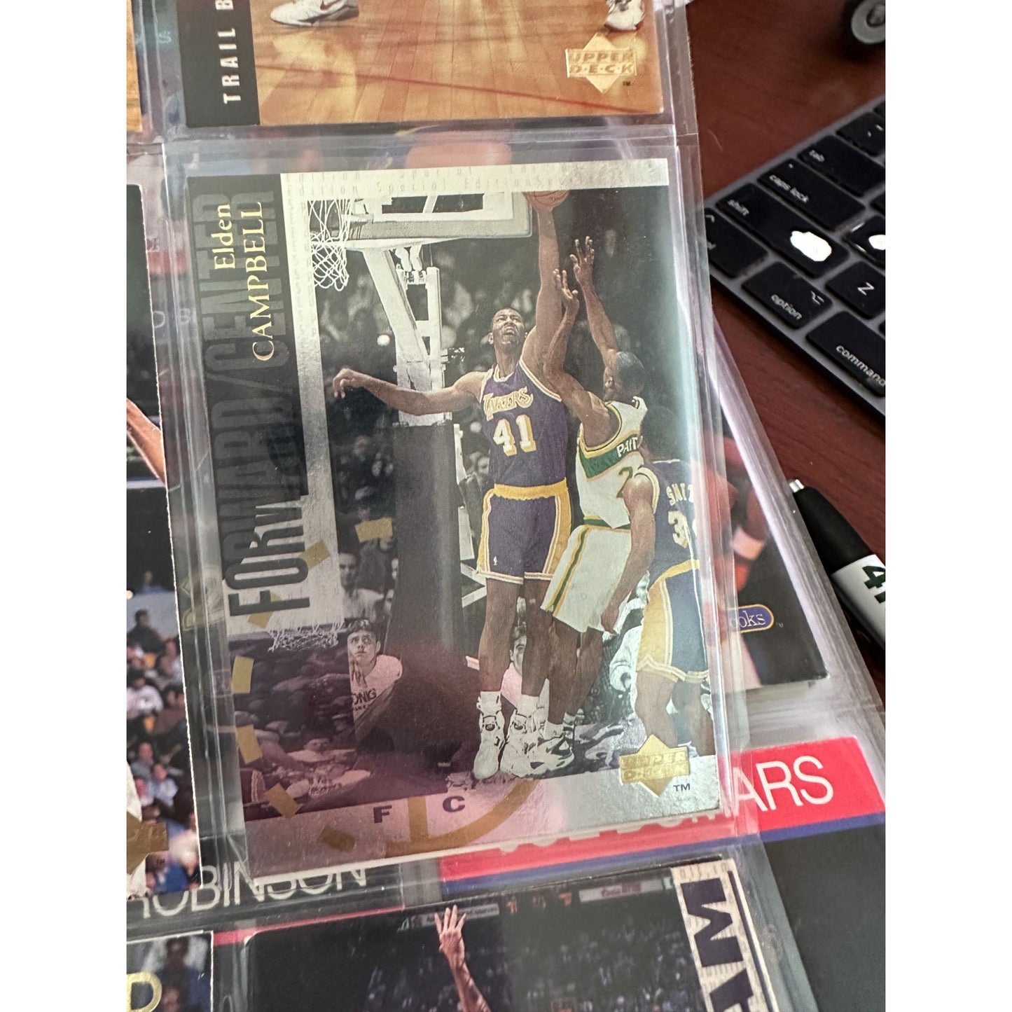 1994-95 Upper Deck NBA Basketball Cards Lot Featuring Jo Jo English Kenny Smith Terry Porter & Tony Massenburg