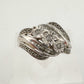 1/4 Carat Natural Diamond Everything Ring - 3 types of Diamonds in 1 Ring Size 8.75