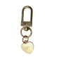 3 Gold Toned Charm Keychains (1 Smiley Face and 2 Hearts) - A+ Stuff - Jewelry - A+ Stuff