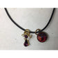 3 Vintage Pendants/Charms with Necklace (Heart, Angel and Circle Pendant) - A+ Stuff - necklaces - A+ Stuff