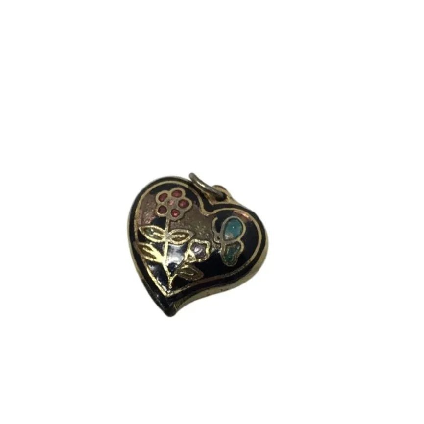 3 Vintage Pendants/Charms with Necklace (Heart, Angel and Circle Pendant) - A+ Stuff - necklaces - A+ Stuff