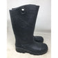 Unisex Black Rubber Dunlop Boots- Made in USA- Mens Size 6 & Womens Size 8