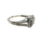 Brilliant 1/2 Ct Split Shank Lab Created Diamond Ring - Beautiful! - Size 6.75 Sun  A+ Stuff Diamond Ring