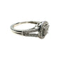 Brilliant 1/2 Ct Split Shank Lab Created Diamond Ring - Beautiful! - Size 6.75