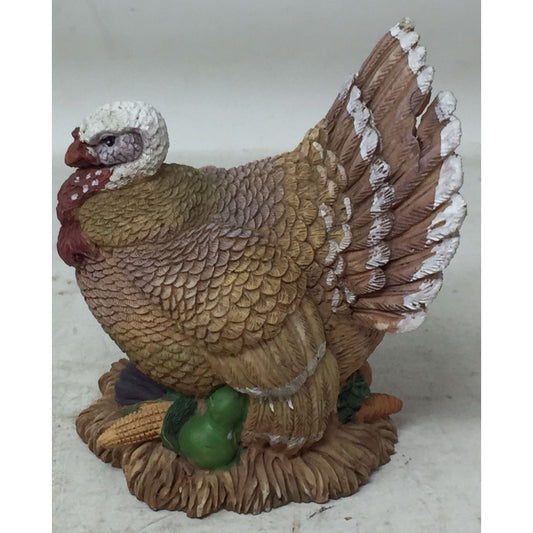 Thanksgiving Turkey With Pumpkins/Vegetables around it- Table Centerpiece/Figurine Decor