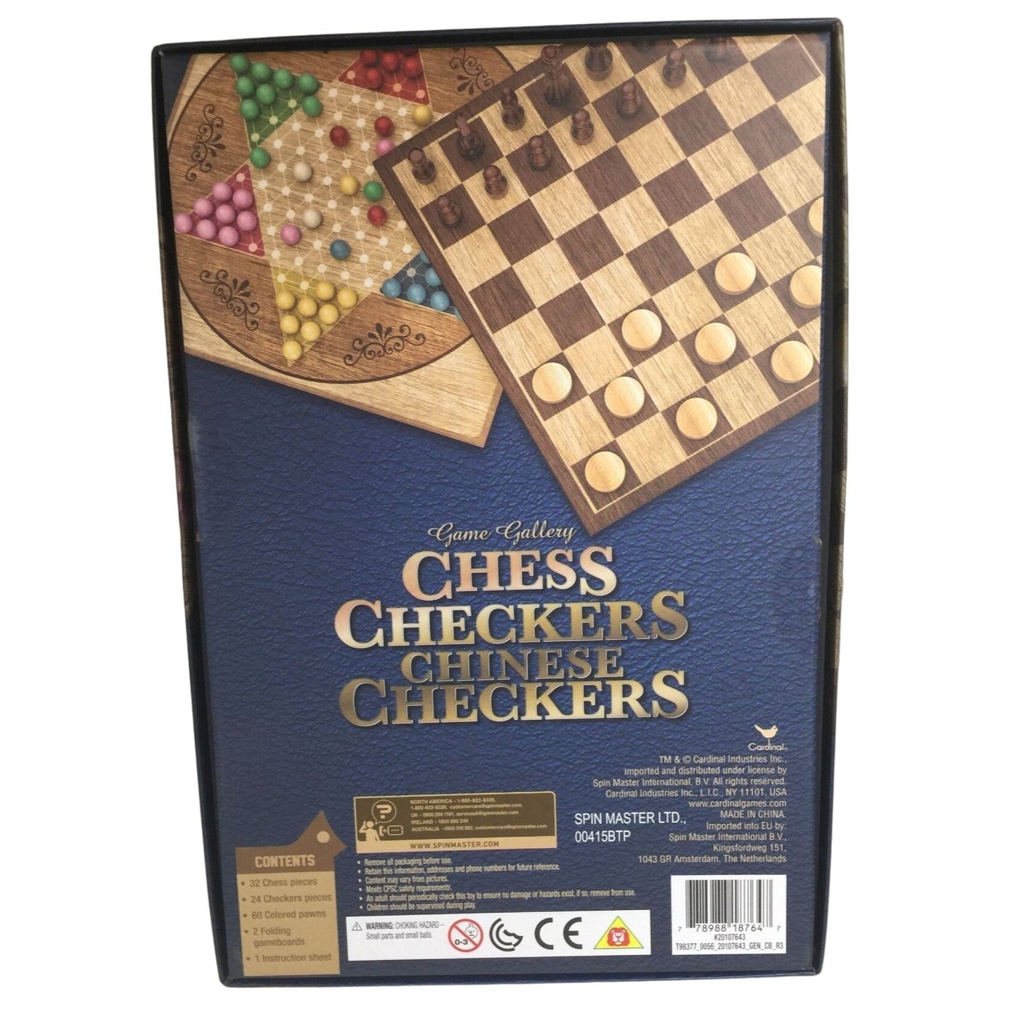 Game Gallery Board Game(s) Chess, Checkers & Chinese Checkers In box