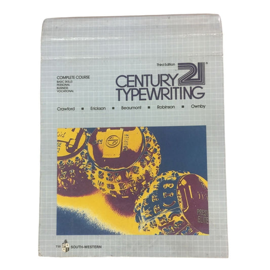 Century 21 Typewriting 3rd Edition Complete Course Vintage Book