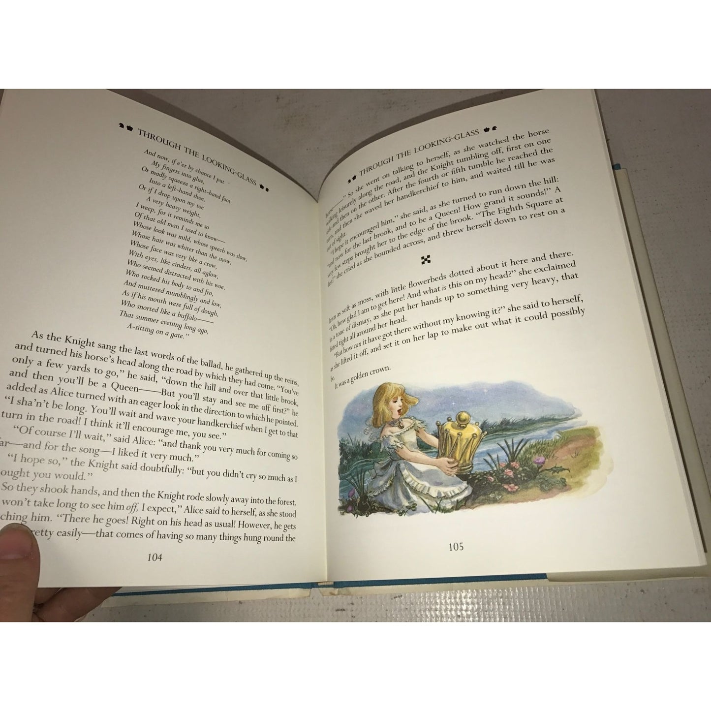 Through the Looking Glass and What Alice found There by Lewis Carroll Book