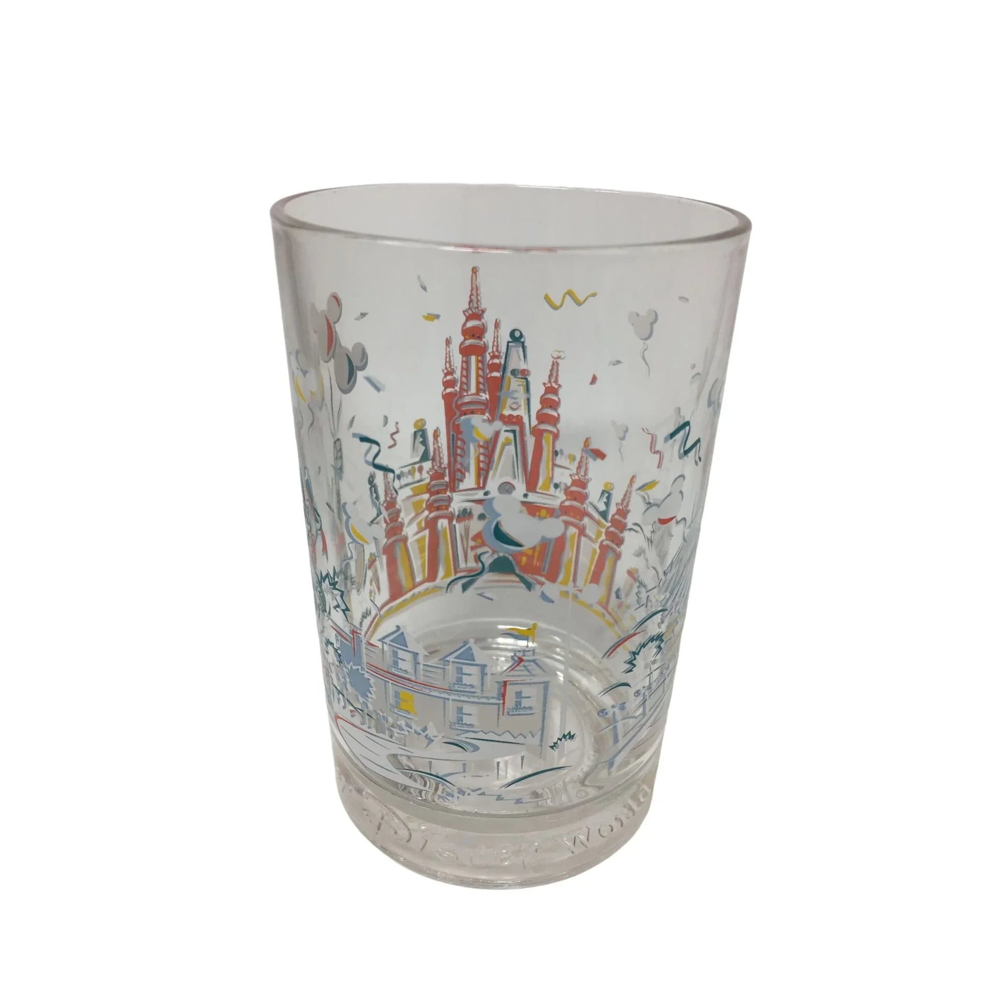 Vintage 1996 Walt Disney World Remember The Magic 25th Anniversary Glass - A+ Stuff