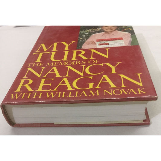 MY TURN THE MEMOIRS OF NANCY REAGAN WITH WILLIAM NOVAK BOOK