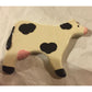 AUGUST CERAMICS COW MAGNET- About 4 inches