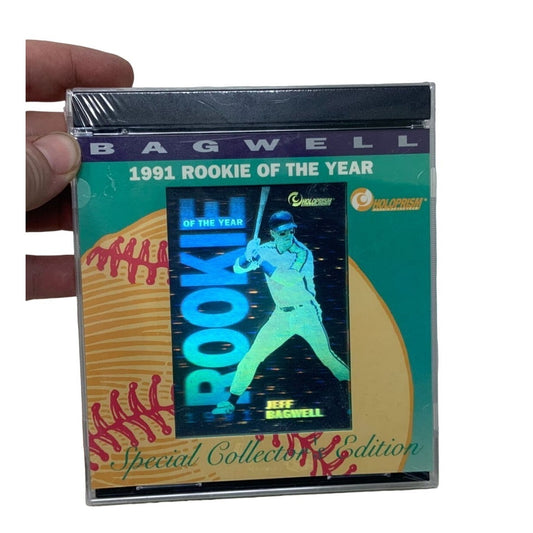 1991 Rookie Of Year Astros Jeff Bagwell Holoprism Collector's Edition