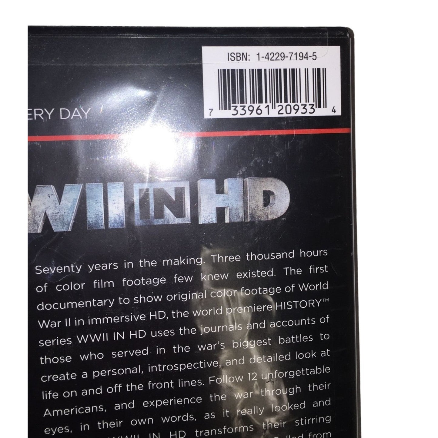 World War II in HD DVDs with Case