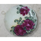 Bavaria 7.5" Hand Painted Plate with Pink/Red Roses