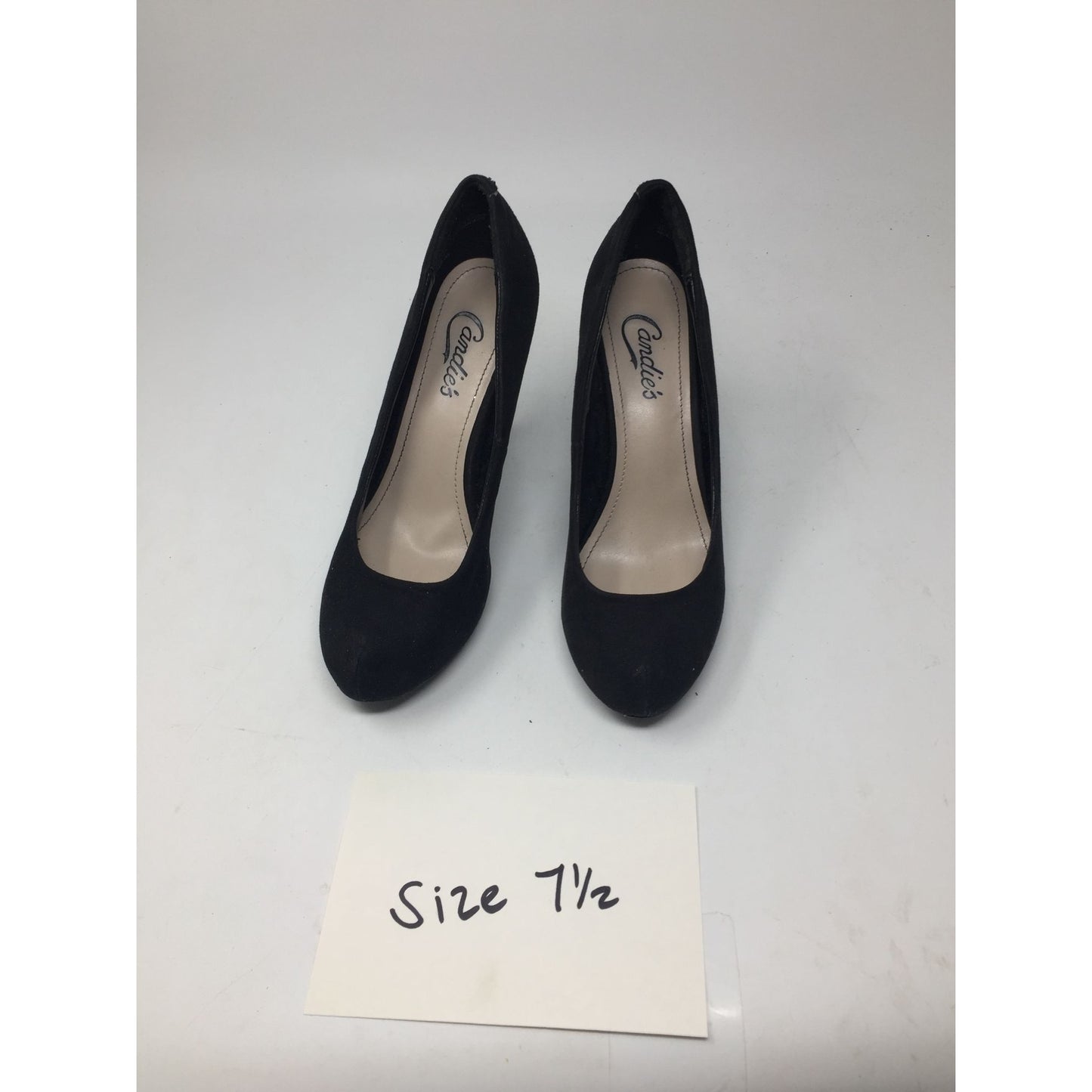 Candies Womens Size 7.5 Black Heels