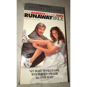 Runaway Bride VHS Tape- Julia Roberts and Richard Gere